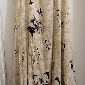 This is a great skirt with butterflies